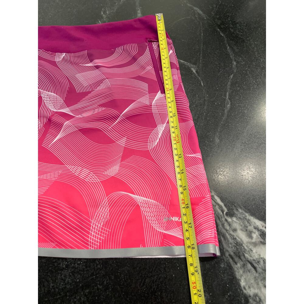 Annika Cutter& Buck NWT pink  purple golf pickleball skirt XL - Picture 8 of 9